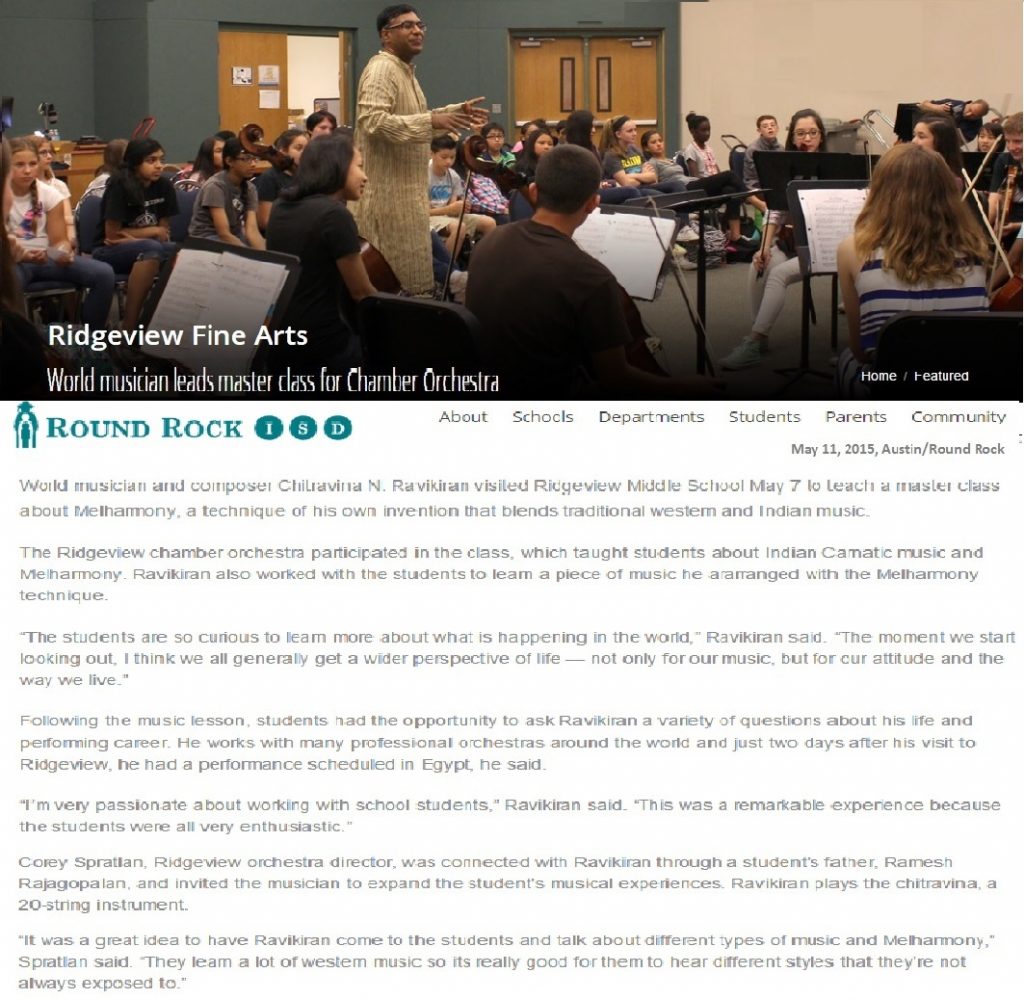 Ridgeview School Austin Melharmony_May 2015